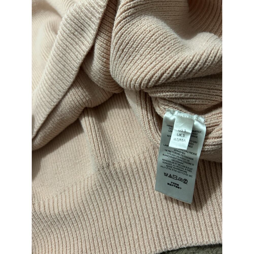 Free People Easy Street Ribbed Sweater Size Small Light Pink - Picture 7 of 8